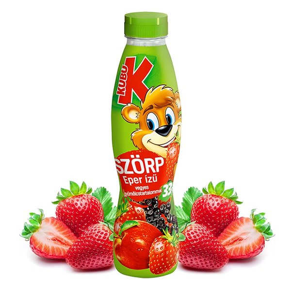 KUBU Kinder Fruchtsirup Erdbeere 700ml