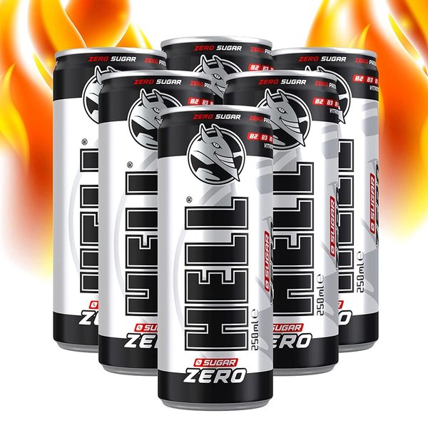 HELL Energy Drink Zero Classic Tutti&Frutti 6 x 250 ml (Pfandfrei)
