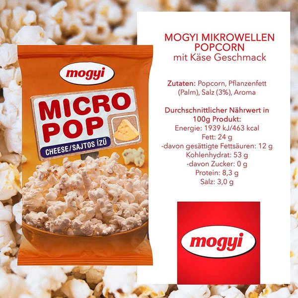 Mogyi Mikrowellen Popcorn Kennenlernen Pack 4x100g