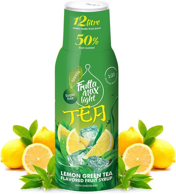 FruttaMax Light Zitronengrüner Tee Sirup 500ml